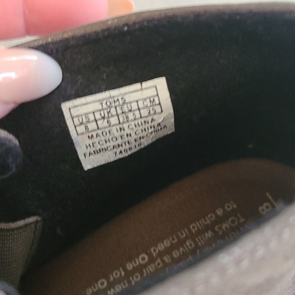 Tom’s Bootie Wedges SZ 8 - Picture 4 of 5